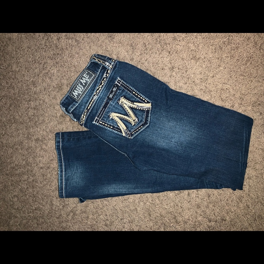 Miss Me brand Blue Jeans. The M series.